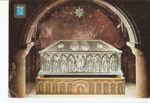 Postal 024777 : Urna del Apostol Santiago (Cenizas). Catedral de Santiago de Compostela