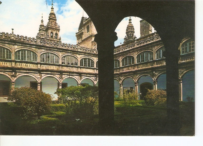 Postal 024779 : Colegio de Donseca- Claustro. Santiago de Compostela