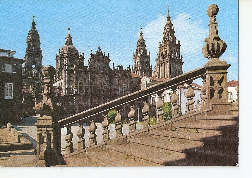 Postal 024781 : Fachada de la Azabacheria. Catedral Santiago de Compostela