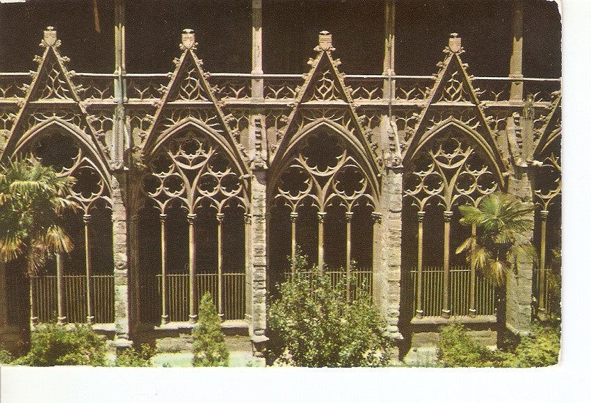 Postal 024791 : Catedral. Detalle del Claustro. Pamplona