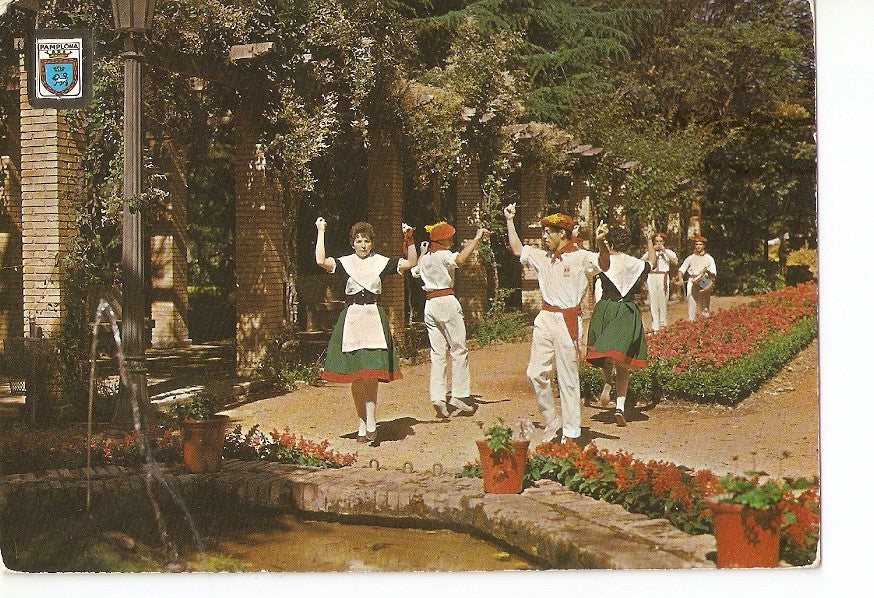 Postal 024793 : Jardines de la Taconera - Pamplona