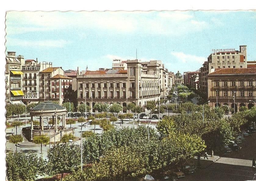 Postal 024796 : Pl. del Castillo y Avda. de Carlos III Pamplona