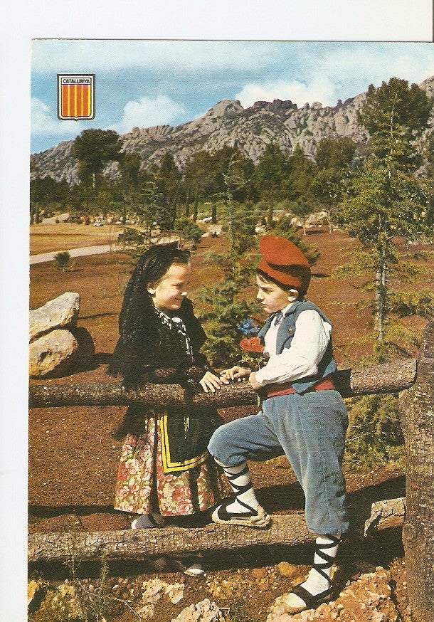 Postal 024805 : Festejant. Calatunya tipica
