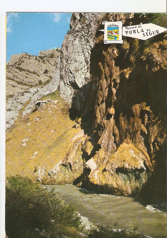 Postal 024817 : Pirineo de Lerida. Pobla de Segur. Largenteria