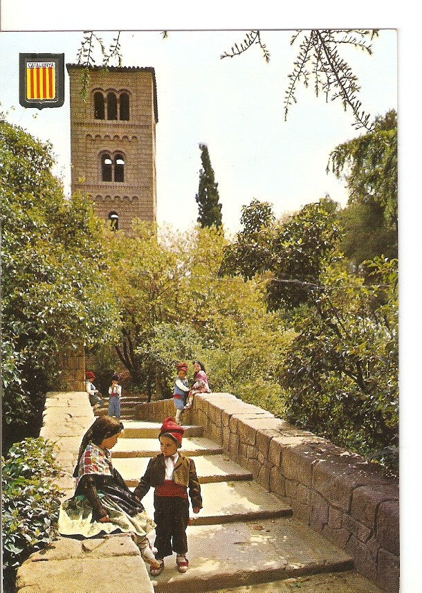 Postal 024835 : Diumenge sortin de Missa. Catalunya Tipica