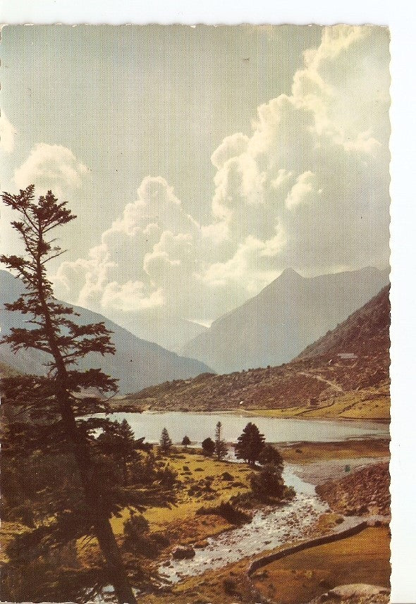 Postal 024836 : Lago Llebreta Valle de Bohi. Pirineos de Lerida