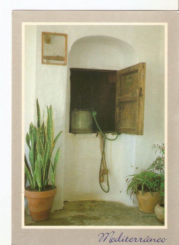 Postal 024852 : El pozo - Mediterraneo. Coleccion de paisajes