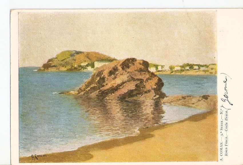 Postal 024879 : Roca Fosca. Costa Blanca (Gerona) A. Comas