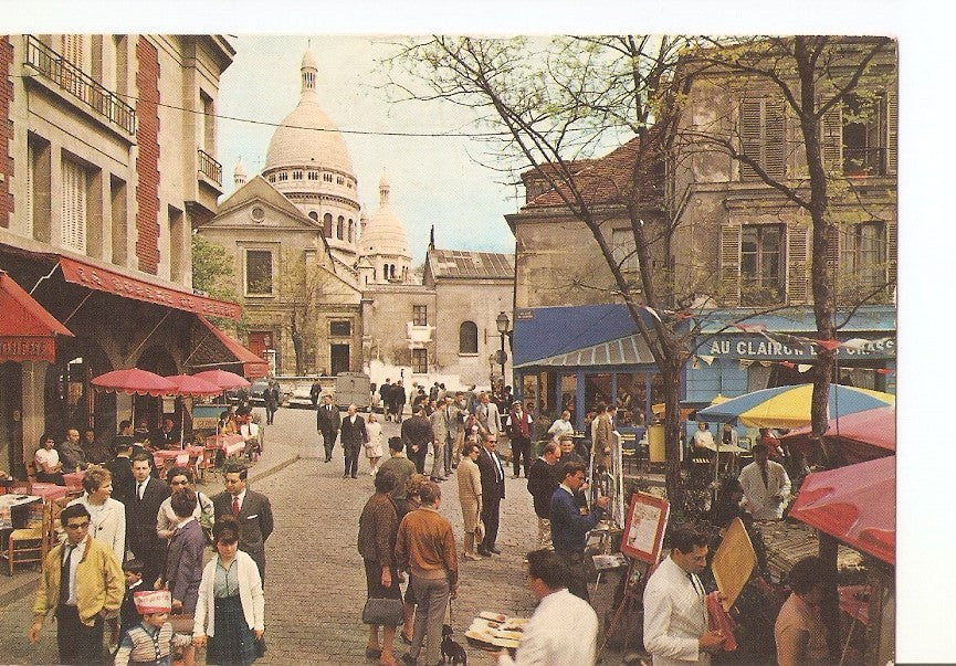 Postal 024883 : La Place du Tertre. Paris