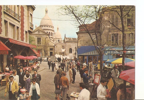 Postal 024883 : La Place du Tertre. Paris