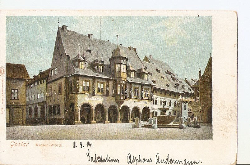 Postal 024892 : Kaiser-Worth. Goslar