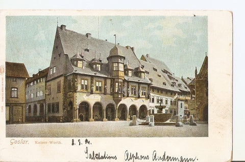 Postal 024892 : Kaiser-Worth. Goslar