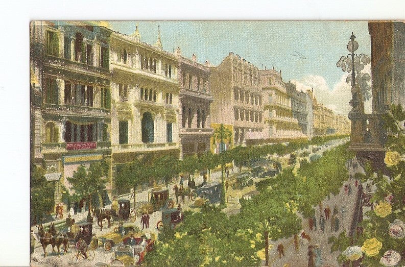 Postal 024896 : Pintura. Avenida de Mayo