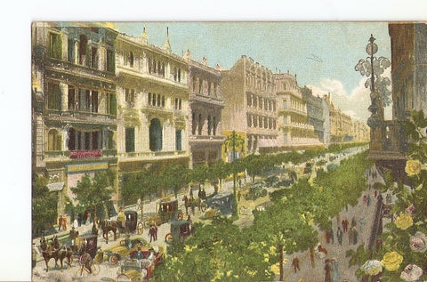 Postal 024896 : Pintura. Avenida de Mayo