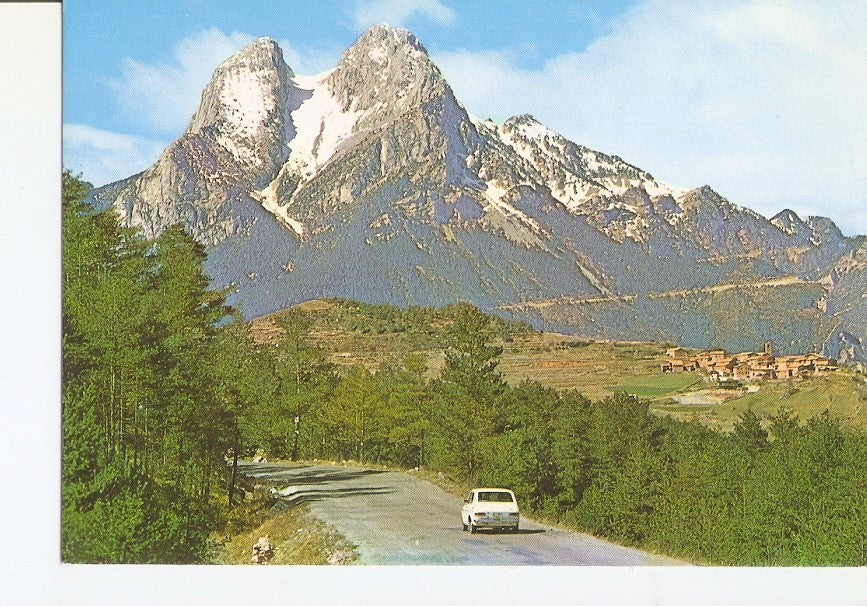 Postal 024937 : Pedraforca. Vista Massanes. Alt Bergueda
