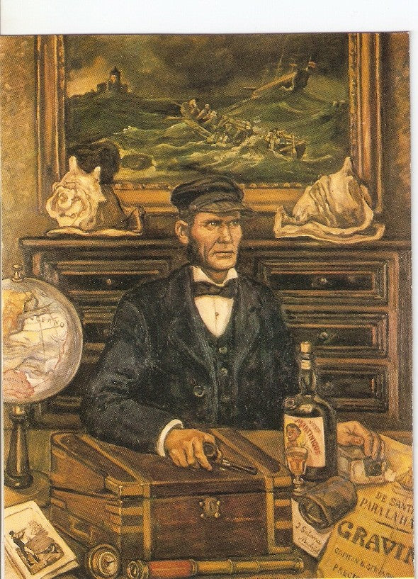 Postal 024944 : Cuadro. Jose Gutierrez Solana. El capitan mercante
