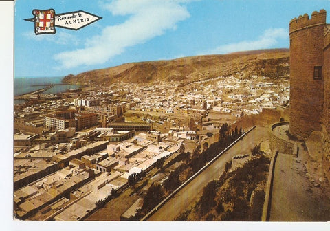 Postal 024955 : Vista desde la Alcazaba. Almeria