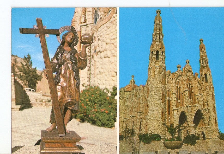 Postal 024962 : Fachada del Santuario de Santa Maria Magdalena. Novelda (Alicante)