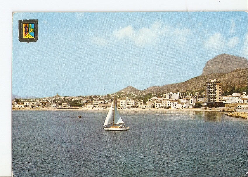 Postal 024977 : Puerto y playa. Javea (Alicante)
