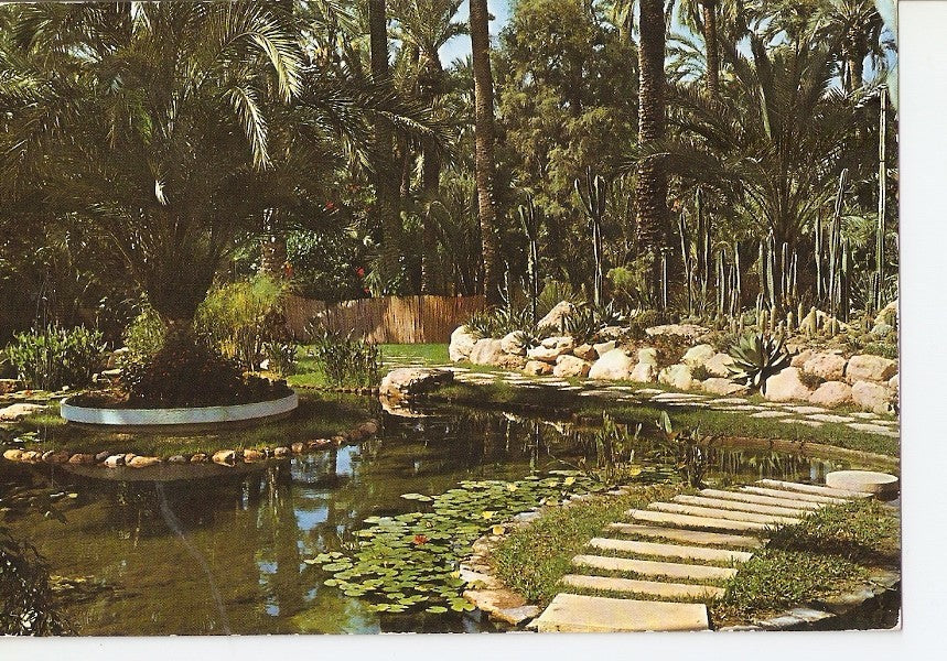 Postal 024983 : Huerta del Cura. Lago de Rocalla. Elche