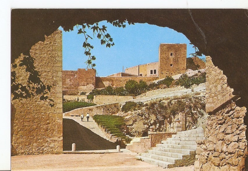 Postal 024986 : Vista interior del Castillo. Alicante