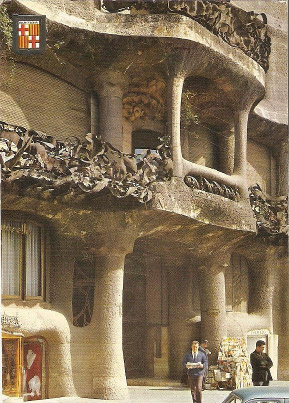 Postal 025047 : Obras de Gaudi. La Pedrera. Barcelona