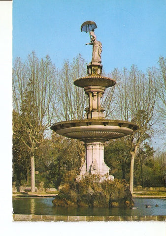 Postal 025052 : Parque de la Ciudadela. Dama del Paraguas. Barcelona