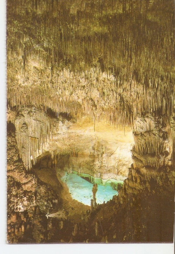 Postal 025054 : Cuevas del Drach Porto Cristo - Mallorca. Pequeña Playa