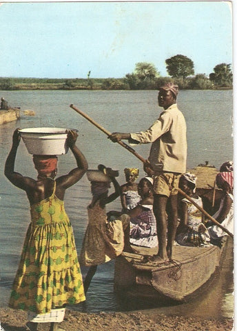 Postal 025108 : Bac sur le Fleuve aurifere Tinkisso Republique de Guinee