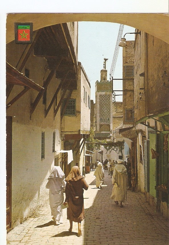 Postal 025113 : Talaa - Calle de la Medina. Imagenes Escudo de Oro