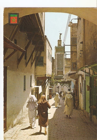 Postal 025113 : Talaa - Calle de la Medina. Imagenes Escudo de Oro