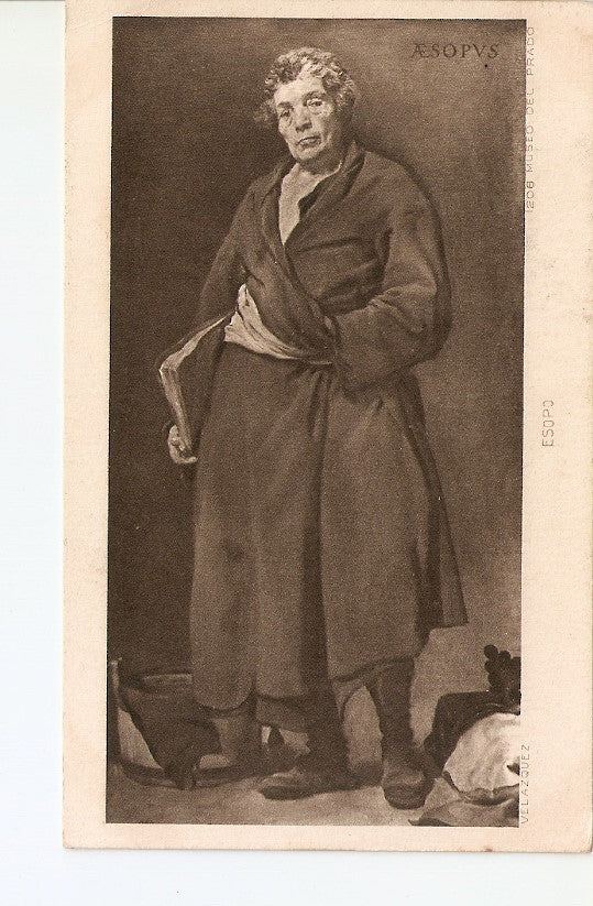 Postal 025133 : Cuadro. Esopo Velazquez. Museo del Prado