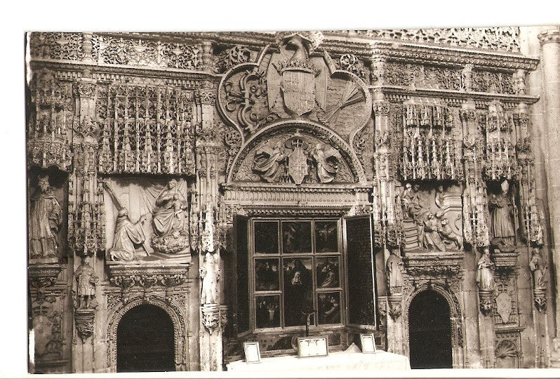 Postal 025141 : Catedral. Trascoro y tablas Flamencas Sigo XV y XVI. Palencia