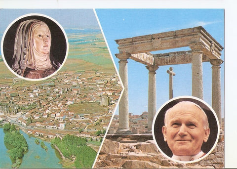 Postal 025164 : Alba de Tormes (Salamanca) y Avila-6. Visita de Juan Pablo II