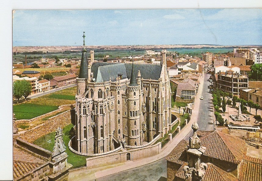 Postal 025195 : Palacio Episcopal (Gaudi). Astorga - Leon