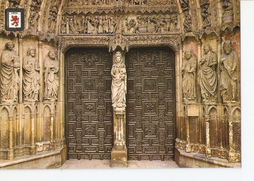 Postal 025204 : Catedral. Puerta Ntra. Sra. La Blanca. Leon