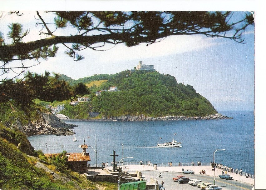 Postal 025212 : Paseo Nuevo y Monte Igueldo. San Sebastian