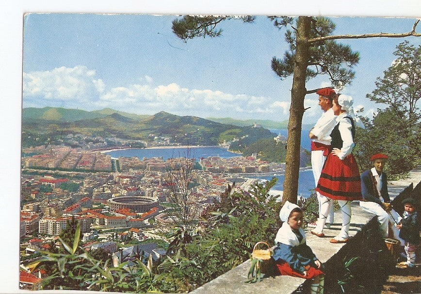 Postal 025216 : Vista desde Ulia. San Sebastian