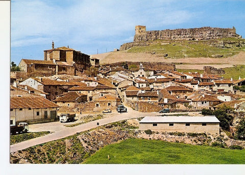 Postal 025230 : Vista general al fondo el Castillo. Atienza (Guadalajara)