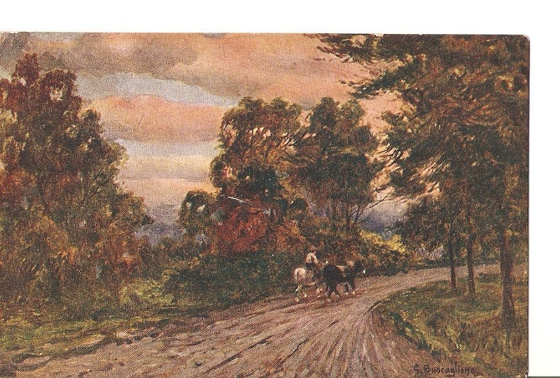 Postal 025252 : Pintura paisaje