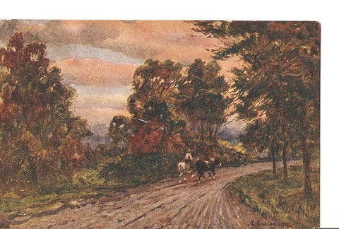 Postal 025252 : Pintura paisaje