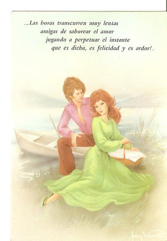 Postal 025264 : Dibujo pareja