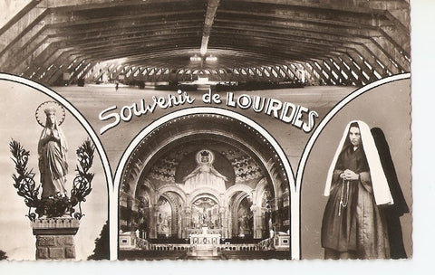 Postal 025297 : La Vierge Couronee Interieur Basilique St. Pie (Lourdes)