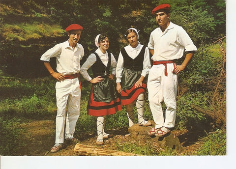 Postal 025301 : España Tipica. Folklore Vasco