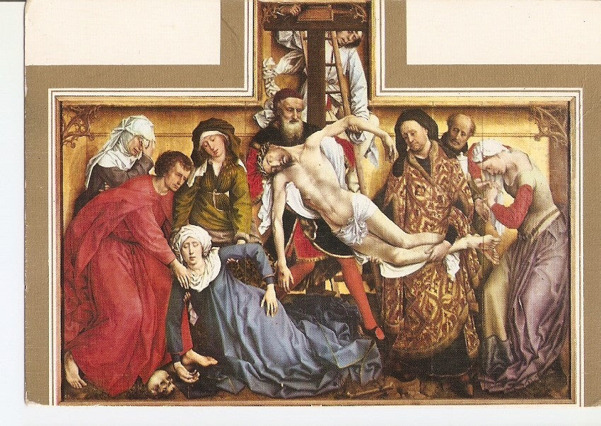 Postal 025314 : Van der Weyden. El Descendimiento de la Cruz. Museo del Prado 