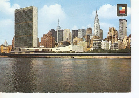 Postal 025316 : Cinco continentes New York (Estados Unidos). Edificio de Las Naciones Unidas