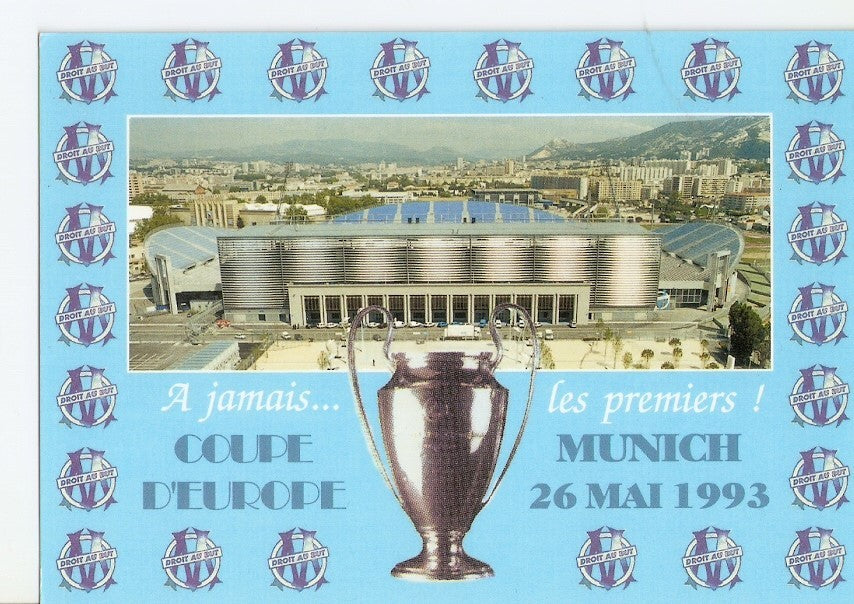 Postal 025488 : Marseille (Bouches-du-Rhone) stade velodrome