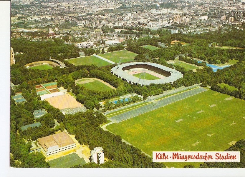 Postal 025496 : Koln am Rhein. Mungersdorfer Stadion