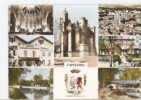 Postal 025551 : Eglise Collegiale ( siecle XIV). Capestan (Herault)