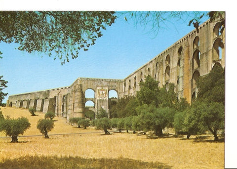 Postal 025577 : Aqueduto de Amoreira. Elas (Portugal)
